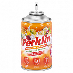Сменный баллон 250 мл PERKLIN (ПЕРКЛИН) "Райский десерт", для автоматических освежителей, универсальный, 609801