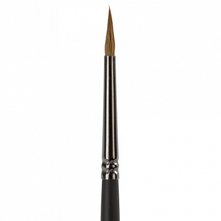 Кисть художественная проф. BRAUBERG ART CLASSIC, колонок, круглая, № 2, короткая ручка, 200931