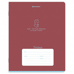 Тетрадь 18л. BRAUBERG линия, обложка картон, PHRASES, 107785