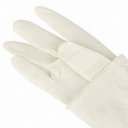 Перчатки латексные стерильные хирургические, КОМПЛЕКТ 50 пар (100 штук), Германия, размер 8, М (средний), SFM