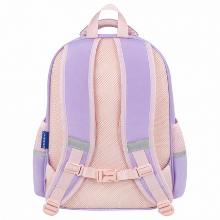Рюкзак BRAUBERG SNAP, 2 отделения, 3 кармана, "Delicate lilac", 39х28х16 см, 272068