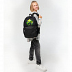 Рюкзак BRAUBERG FASHION CITY универсальный, 2 отделения, "Green Spider", черный, 46х31х15 см, 273839