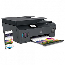 МФУ струйное HP Smart Tank 530 "3 в 1" А4, 11 стр./мин, 4800х1200, Wi-Fi, АПД, Bluetooth, сетевая карта, СНПЧ, 4SB24A