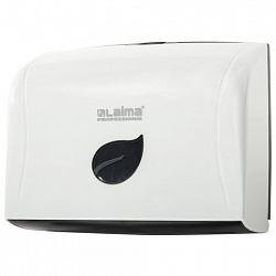 Диспенсер для полотенец LAIMA PROFESSIONAL ECO (Система H3), V-сложения, белый, ABS-пластик, 606548