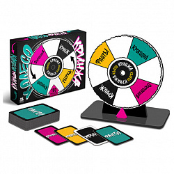 Игра настольная "Колесо Кринжа" для взрослых, 160 карточек, 18+, 10 КОР, 6024