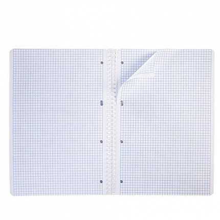 Тетрадь А4 80 л., HATBER, гребень, клетка, обложка картон, "Калейдоскоп Моментов" (микс в спайке), 083174, 80Т4В1гр