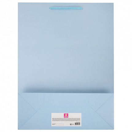 Пакет подарочный (1 шт.) новогодний, 33x13x45 см, "Сказочный Новый Год", голография, ЗОЛОТАЯ СКАЗКА, 592428