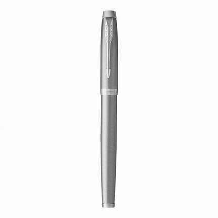 Набор PARKER "IM Stainless Steel CT": шариковая ручка синяя и перьевая ручка синяя, 2183058