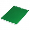 Блокнот А5, 146х205 мм, 60 л., гребень, перфорация на отрыв, лакированный, BRAUBERG, зеленый, 111272