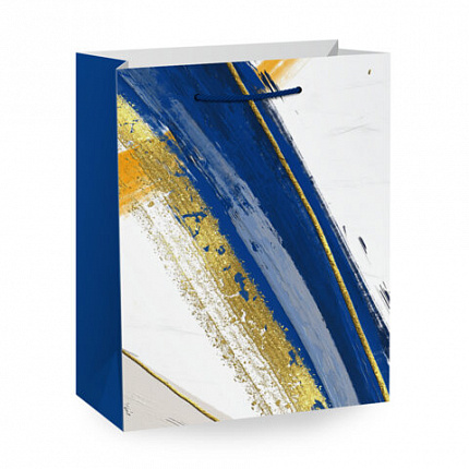 Пакет подарочный (1 штука) 26х13х32см (L) "For Everyday", ассорти, глиттер, фольга, ЗОЛОТАЯ СКАЗКА, 700818