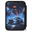 Пенал BRAUBERG, 3 отделения, полиэстер, 21х14 см, "Night race", 274601