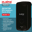 Дозатор для жидкого мыла-пены LAIMA PROFESSIONAL PREMIUM BLACK, НАЛИВНОЙ, 1 л, черный, ABS-пластик, 609520