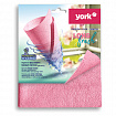 Салфетка из МИКРОФИБРЫ ГУБЧАТАЯ PVA/ПВА СУПЕРВПИТЫВАЮЩАЯ 30х35 см, Long Fresh, розовая, 275 г/м2, YORK, 26250
