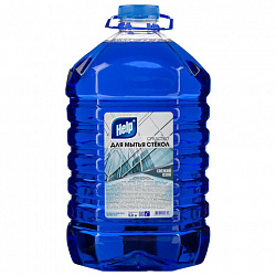 Средство для мытья стекол и зеркал 5 л HELP, свежий озон, ПЭТ, 1-0343