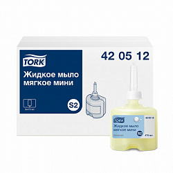 Картридж с жидким мылом одноразовый Tellus/TORK (Система S2) Advanced, 0,475 л, мягкое, 420512