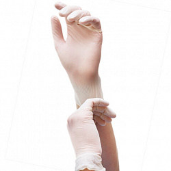 Перчатки виниловые универсальные 50 пар (100 шт.), размер XL (очень большой), белые, RABBITEX (РАББИТЕКС) Standard, 702166