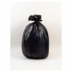 Мешки для мусора 160 л, черные, в рулоне 20 шт., ПВД, 30 мкм, 87х120 см, PACLAN "Professional", 1338607