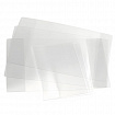 Обложка ПВХ для тетрадей и дневников, ПЛОТНАЯ, 110 мкм, 212х350 мм, прозрачная, 15.14