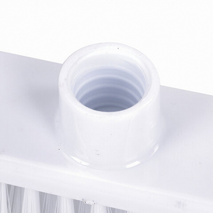 Щетка для уборки, ширина 31 см, щетина 8 см двуцветная, пластик, крепление еврорезьба, ЛЮБАША, 603629