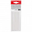 Клеевые стержни, диаметр 7 мм, длина 100 мм, прозрачные, комплект 6 шт., BRAUBERG, европодвес, 670291