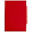 Папка-уголок 3 отделения, жесткая, непрозрачная, А4, BRAUBERG "SPECIAL", красная, 0,15 мм, 273064