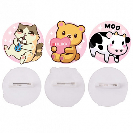 Пенал-органайзер HEIKKI (ХЕЙКИ) с ручкой, значки, 2 отделения, откидная планка, 22x13х10 см, "Black&White", 273601