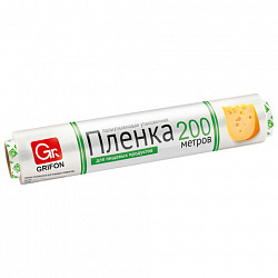 Пленка пищевая ПЭ в упаковке, 29 см х 200 м, 6 мкм, GRIFON, 200-012