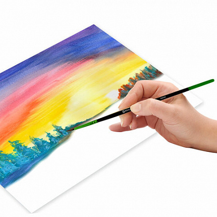 Кисть из ворса пони № 2, BRAUBERG PREMIUM, 200981