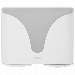 Диспенсер для полотенец EXTRA LAIMA PROFESSIONAL, (Система H2), Z-сложения, белый, ABS-пластик, 609472