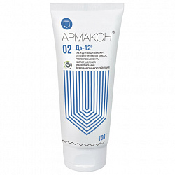 Крем защитный, 100 мл, АРМАКОН ДЭ-12, универсальный, от водорастворимых и водонерастворимых веществ, 1199