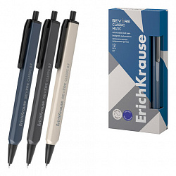 Ручка шариковая автоматическая ERICH KRAUSE "Severe Matic Classic", СИНЯЯ, корпус асс, 61098