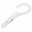Прищепки бельевые с крючком 13 см, КОМПЛЕКТ 5 штук, пластик, белые, PRIMILA (ПРИМИЛА) EXTRA, 700518