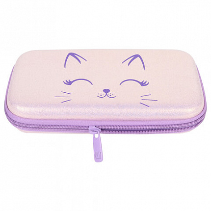 Пенал BRAUBERG SHINY, 1 отделение, 1 откидная планка, EVA, 22х13х4 см, "Cheerful", 271554