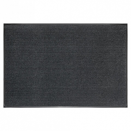 Коврик входной ИЗНОСОСТОЙКИЙ влаговпитывающий 80х120 см, толщина 8 мм, ТАФТИНГ, серый, LAIMA EXPERT, 606885