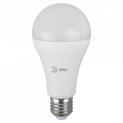 Лампа светодиодная ЭРА, 21 (75) Вт, цоколь E27, груша, нейтральный белый, 25000 ч, smd A65-21w-840-E27