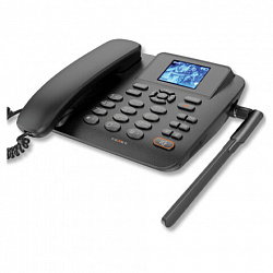 Телефон сотовый офисный TEXET FX-200, 2 SIM, 2,4", 512 Мб, microSD, FM, MP3, Bluetooth, спикерфон,черный, 127315