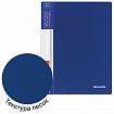 Папка 60 вкладышей BRAUBERG стандарт, синяя, 0,8 мм, 221605