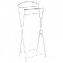 Вешалка-стойка костюмная "Контур", 980х440х310 мм, металл, белая, ВНП 367 Б