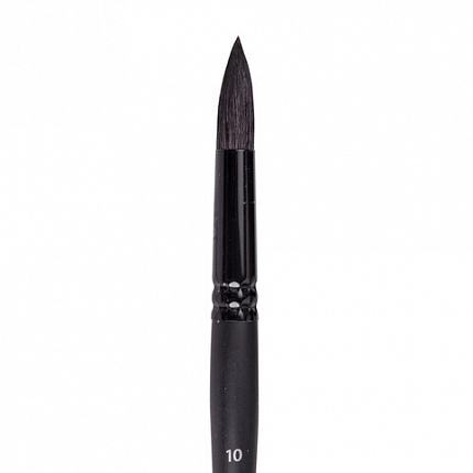 Кисть художественная проф. BRAUBERG ART CLASSIC, белка, круглая, № 9, 200915