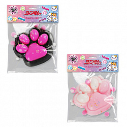 Игрушка-антистресс "МЕГА КОШАЧЬЯ ЛАПКА", 13х10 см, ассорти 2 цвета, дисплей, JOLLY JOT (ДЖОЛЛИ ДЖОТ), 665778