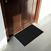 Коврик придверный 45х60 см, ЧЕРНЫЙ пластиковый грязезащитный, толщина 10 мм, "ТРАВКА", PRIMILA (ПРИМИЛА), 701063