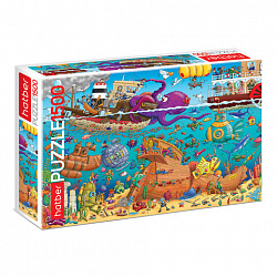 Пазл картонный 1500 элементов АССОРТИ, 670х480 мм, HATBER