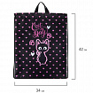 Мешок для обуви BRAUBERG KIDS, с петлей, 42х34 см, "Amazed cat", 271629