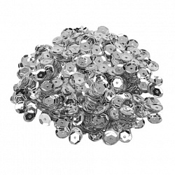 Пайетки для творчества "Классика", золото, серебро, медь, 6 мм, 30 грамм, ОСТРОВ СОКРОВИЩ, 661272