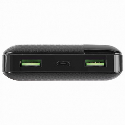 Аккумулятор внешний 20000 mAh SONNEN POWERBANK Q60P БЫСТРАЯ ЗАРЯДКА, 2 USB, литий-полимерный, 263033