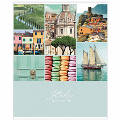 Тетрадь А5, 48 л., HATBER-ECO скоба, офсет №2 ЭКОНОМ, клетка, обложка мелованная бумага, "Travelbook", 075793, 48Т5D1