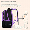 Рюкзак BRAUBERG OPTIMA, 2 отделения, с брелоком, "Сияющий единорог", 36х27х18 см, 273157