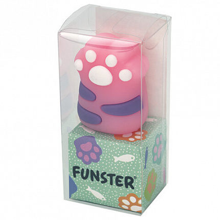 Точилка фигурная FUNSTER (ФАНСТЕР) "Лапка 1", 1 отверстие, ассорти, в дисплее, 274058