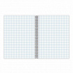 Тетрадь А4, 120 л., BRAUBERG, гребень, клетка, матовая ламинация, Минимал_Цвет, 405642