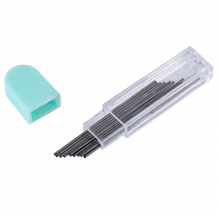 Готовальня ПИФАГОР 2 предмета: циркуль 120 мм, запасные грифели, пластиковый пенал, ассорти, 210861